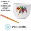 imageSilver Buffalo Star Wars Japanese Art Featuring Darth Vader Yoda Chewbacca Death Star and Stormtrooper Ceramic Ramen Noodle Rice Bowl with Chopsticks Microwave Safe 30 OuncesMarvel Avengers