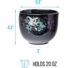 imageSilver Buffalo Star Wars Japanese Art Featuring Darth Vader Yoda Chewbacca Death Star and Stormtrooper Ceramic Ramen Noodle Rice Bowl with Chopsticks Microwave Safe 30 OuncesNightmare Before Christmas Starry Night