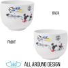 imageSilver Buffalo Star Wars Japanese Art Featuring Darth Vader Yoda Chewbacca Death Star and Stormtrooper Ceramic Ramen Noodle Rice Bowl with Chopsticks Microwave Safe 30 OuncesMickey and Minnie Watercolor