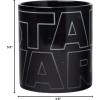 imageSilver Buffalo Star Wars Logo Heat Reveal Ceramic Coffee Mug Featuring Boba Fett Yoda Luke C3PO R2D2 Darth Vader and Stormtrooper 20OuncesStar Wars