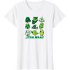imageStar Wars  Green Grid TShirtWhite