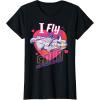 imageStar Wars Anti Valentines Day Millennium Falcon I Fly Solo TShirtBlack