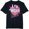 imageStar Wars Anti Valentines Day Millennium Falcon I Fly Solo TShirtBlack