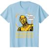 imageStar Wars C3PO I Just Dont Understand Human Behavior Quote TShirtBaby Blue