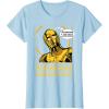 imageStar Wars C3PO I Just Dont Understand Human Behavior Quote TShirtBaby Blue
