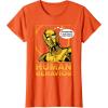 imageStar Wars C3PO I Just Dont Understand Human Behavior Quote TShirtOrange
