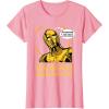 imageStar Wars C3PO I Just Dont Understand Human Behavior Quote TShirtPink