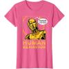 imageStar Wars C3PO I Just Dont Understand Human Behavior Quote TShirtPink Heather