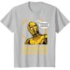 imageStar Wars C3PO I Just Dont Understand Human Behavior Quote TShirtSilver Grey
