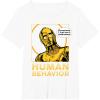 imageStar Wars C3PO I Just Dont Understand Human Behavior Quote TShirtWhite