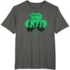 imageStar Wars Characters Silhouettes Shamrock St Patricks Day TShirtAsphalt Grey