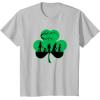 imageStar Wars Characters Silhouettes Shamrock St Patricks Day TShirtSilver Grey