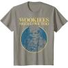 imageStar Wars Chewbacca Wookiees Need Love Too Graphic TShirt TShirtSlate Grey