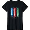 imageStar Wars Classic Epic Lightsabers Jedi Force Logo TShirtBlack
