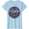 imageStar Wars Classic May The Fourth Be With You Circle Logo TShirtBaby Blue
