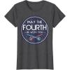 imageStar Wars Classic May The Fourth Be With You Circle Logo TShirtDark Heather Grey