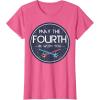 imageStar Wars Classic May The Fourth Be With You Circle Logo TShirtPink Heather