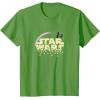 imageStar Wars Classic St Patricks Day Raining Clovers Logo TShirtGrass Green
