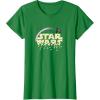imageStar Wars Classic St Patricks Day Raining Clovers Logo TShirtKelly Green