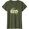 imageStar Wars Classic St Patricks Day Raining Clovers Logo TShirtOlive Green