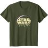 imageStar Wars Classic St Patricks Day Raining Clovers Logo TShirtOlive Green