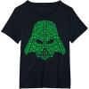 imageStar Wars Darth Vader Clover Saint Patricks Graphic TShirt TShirtBlack