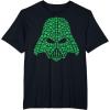 imageStar Wars Darth Vader Clover Saint Patricks Graphic TShirt TShirtBlack