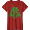 imageStar Wars Darth Vader Clover Saint Patricks Graphic TShirt TShirtCranberry Red