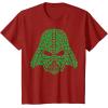 imageStar Wars Darth Vader Clover Saint Patricks Graphic TShirt TShirtCranberry Red