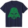 imageStar Wars Darth Vader Clover Saint Patricks Graphic TShirt TShirtNavy Blue