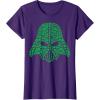 imageStar Wars Darth Vader Clover Saint Patricks Graphic TShirt TShirtPurple