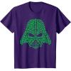 imageStar Wars Darth Vader Clover Saint Patricks Graphic TShirt TShirtPurple