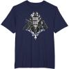 imageStar Wars Darth Vader Dark Side Galactic Villains Gothic TShirtNavy Blue
