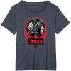 imageStar Wars Darth Vader Galactic Empire Power of the Dark Side TShirtHeather Blue