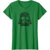 imageStar Wars Darth Vader St Patricks Day Shamrocks Distressed TShirtKelly Green