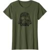 imageStar Wars Darth Vader St Patricks Day Shamrocks Distressed TShirtOlive Green
