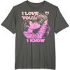 imageStar Wars Han Leia THE KISS quotI Love You  I Knowquot TShirt TShirtAsphalt Grey