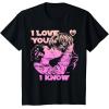 imageStar Wars Han Leia THE KISS quotI Love You  I Knowquot TShirt TShirtBlack