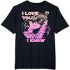 imageStar Wars Han Leia THE KISS quotI Love You  I Knowquot TShirt TShirtBlack
