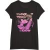 imageStar Wars Han Leia THE KISS quotI Love You  I Knowquot TShirt TShirtBlack