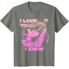 imageStar Wars Han Leia THE KISS quotI Love You  I Knowquot TShirt TShirtOlive Heather