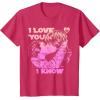 imageStar Wars Han Leia THE KISS quotI Love You  I Knowquot TShirt TShirtRed Heather