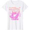 imageStar Wars Han Leia THE KISS quotI Love You  I Knowquot TShirt TShirtWhite