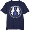 imageStar Wars Jedi Academy Logo Est 4000 BBY TShirtNavy Blue