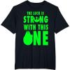 imageStar Wars Luck Is Strong Bold Saint Patrick Graphic TShirt TShirtBlack