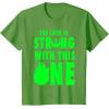 imageStar Wars Luck Is Strong Bold Saint Patrick Graphic TShirt TShirtGrass Green