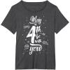 imageStar Wars May The 4th Be With You Space Text TShirtDark Heather Grey