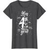 imageStar Wars May The 4th Be With You Space Text TShirtDark Heather Grey