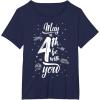 imageStar Wars May The 4th Be With You Space Text TShirtNavy Blue