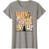 imageStar Wars May The Fourth Be With You Main Characters TShirtSlate Grey